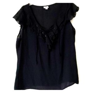 Worthington black XL blouse
